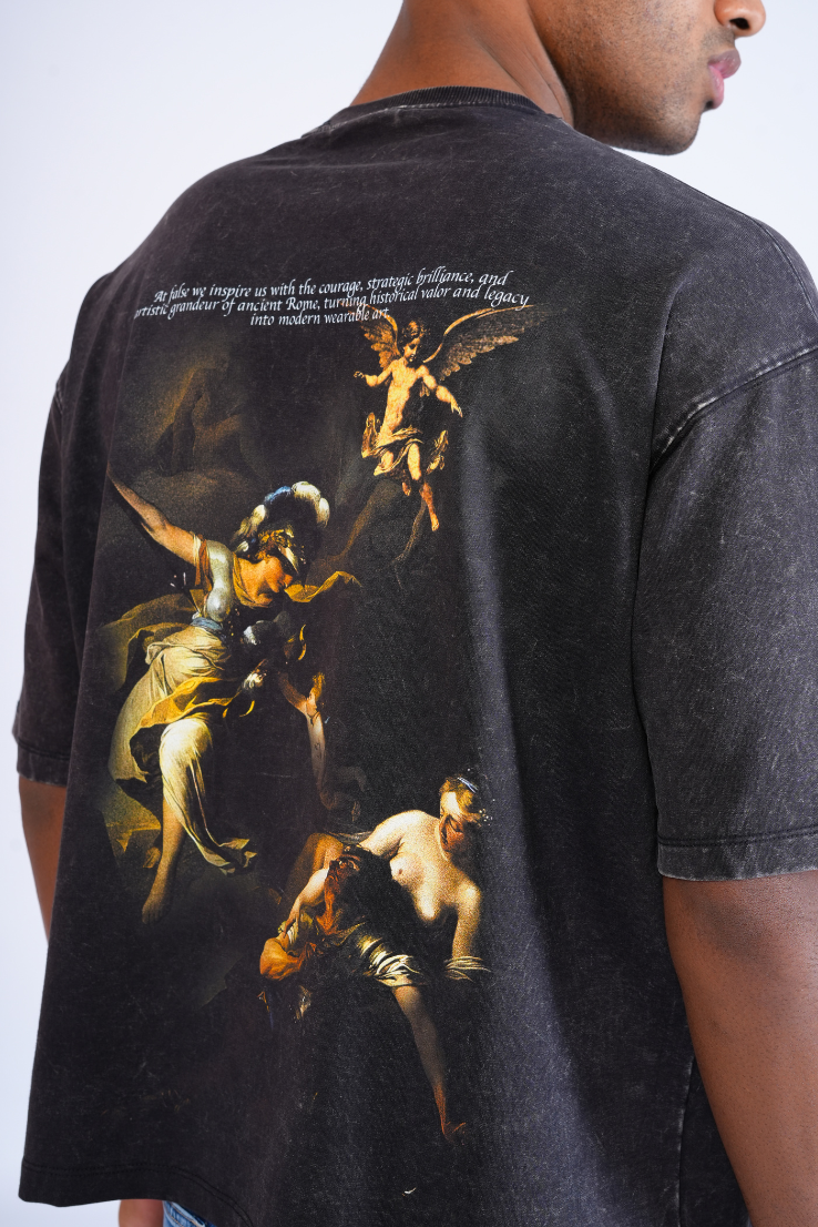 Romans Inspire Acid Wash Grey T-Shirt