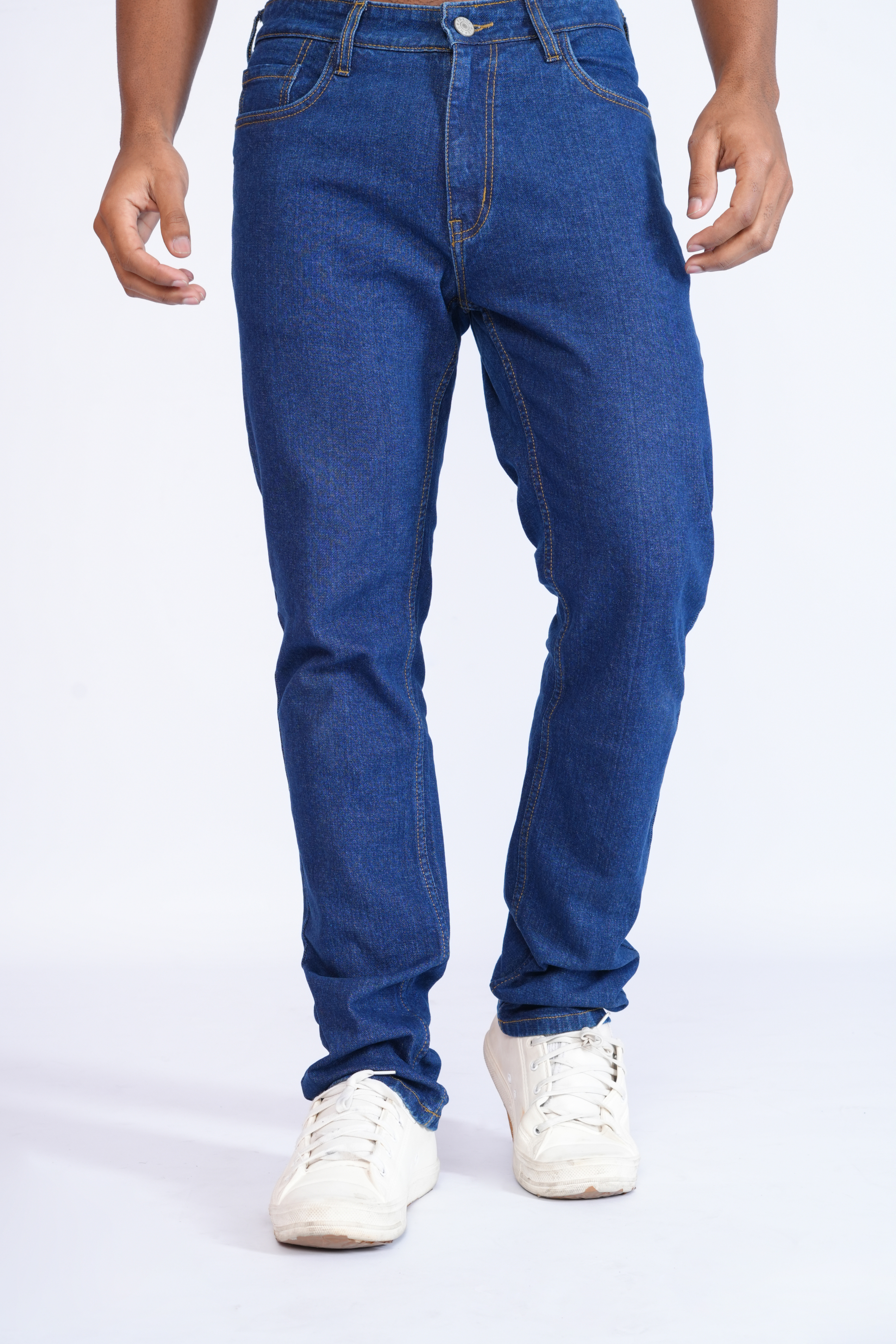 Dark blue relaxed fit