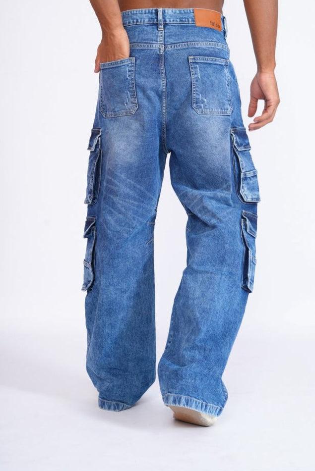 Unisex Baggy Cargo Jeans