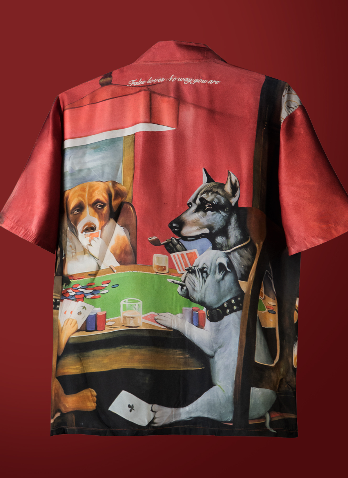 Poker red shirt