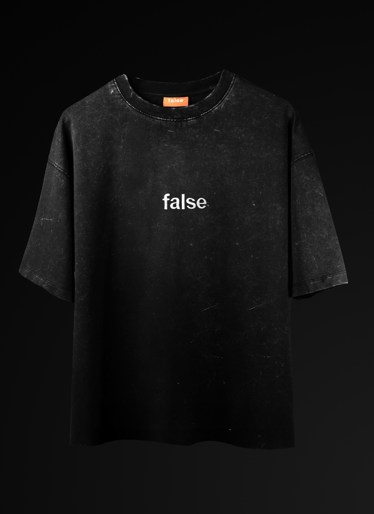 Romans inspire acid wash grey t shirt