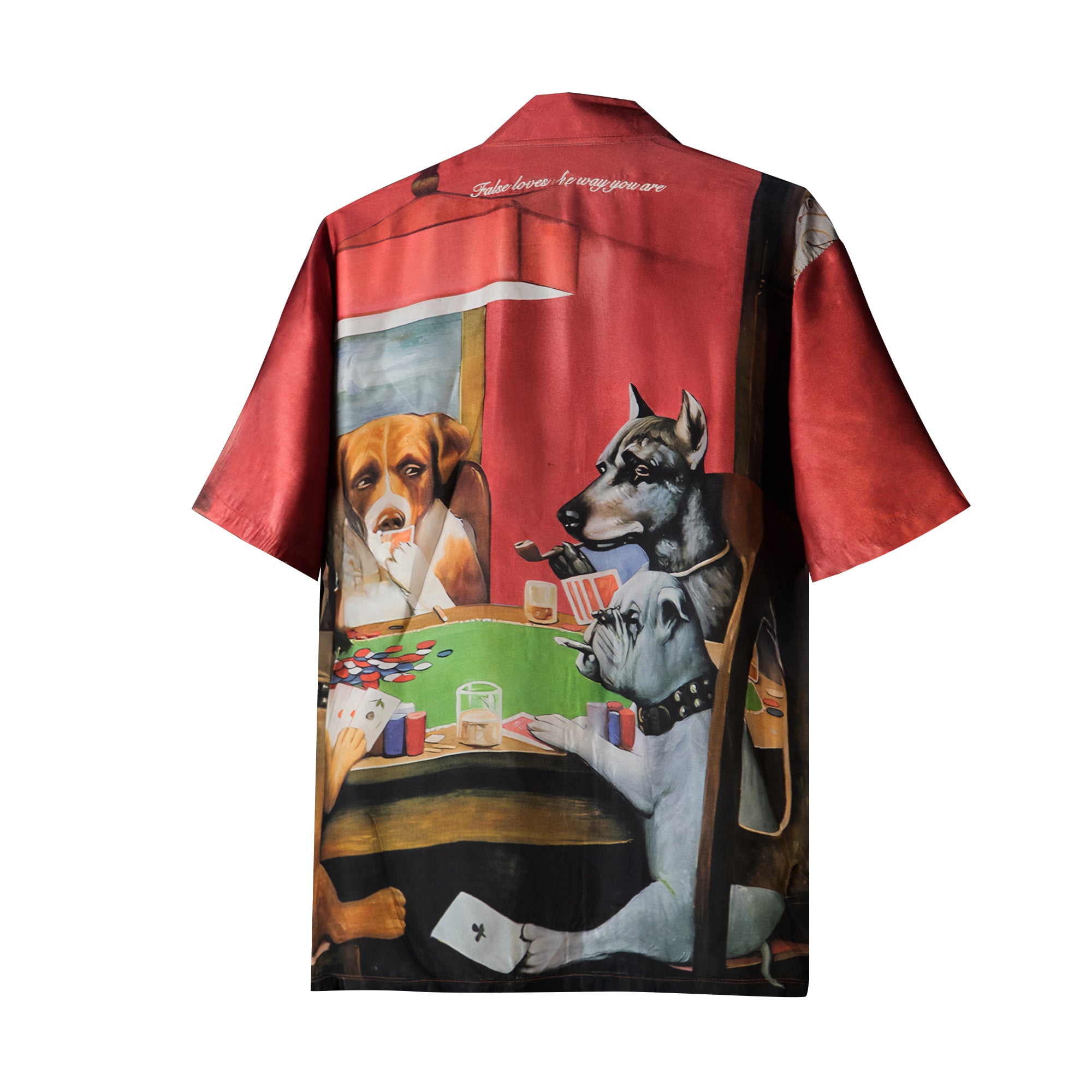 Poker red shirt