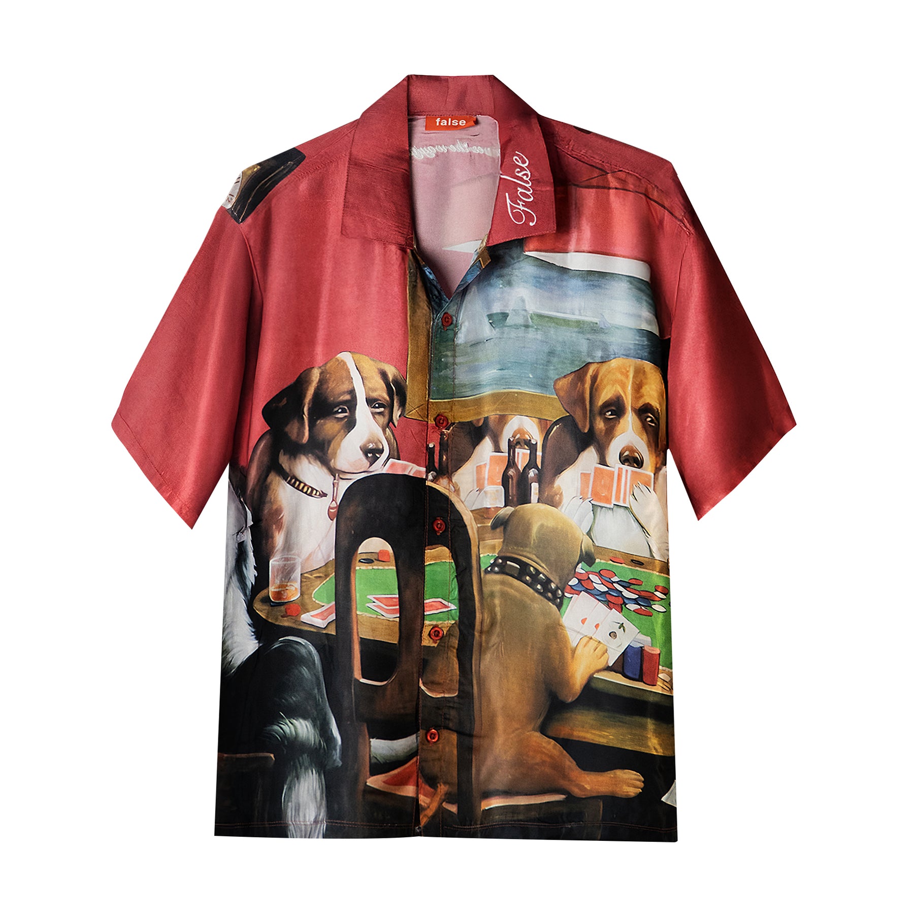 Poker red shirt