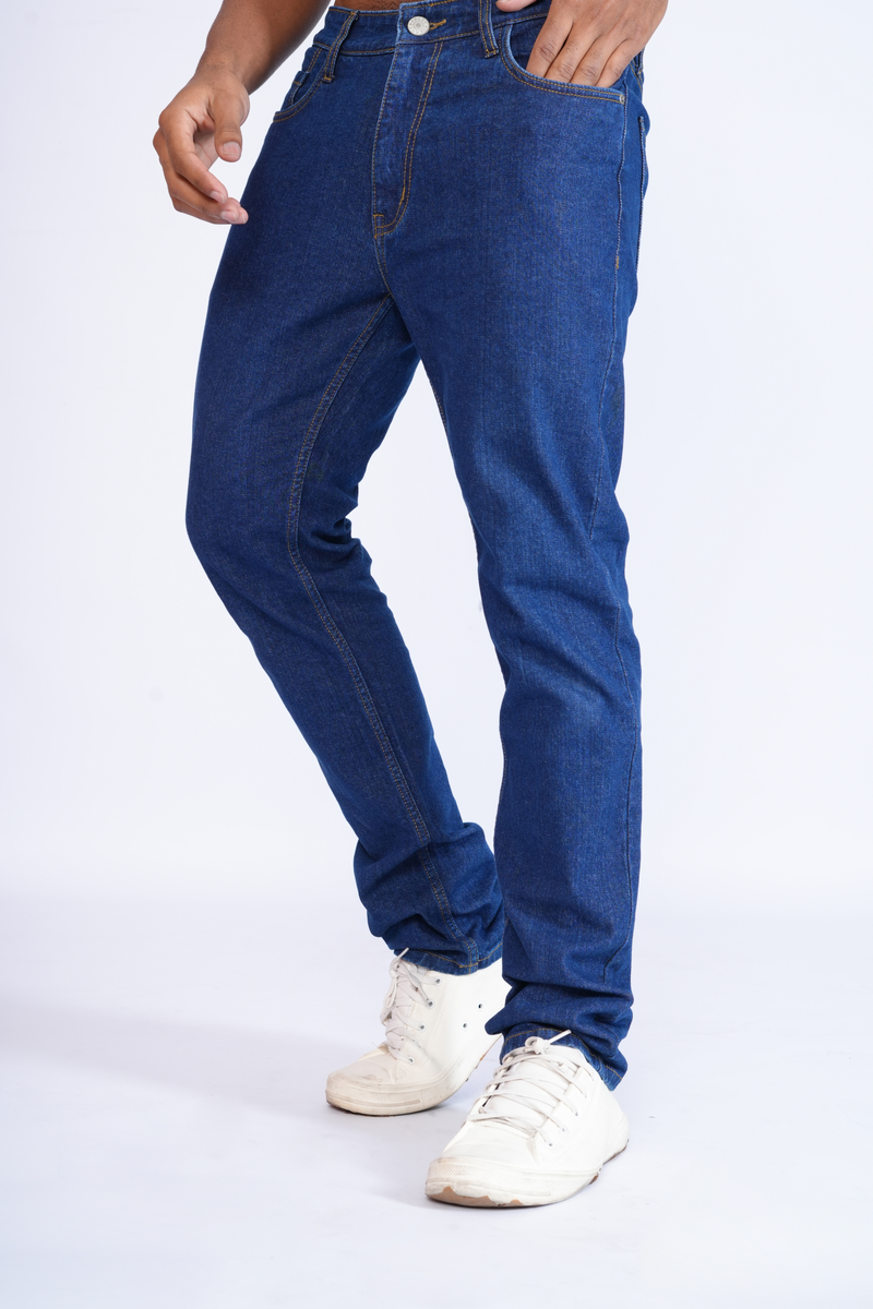Dark blue relaxed fit