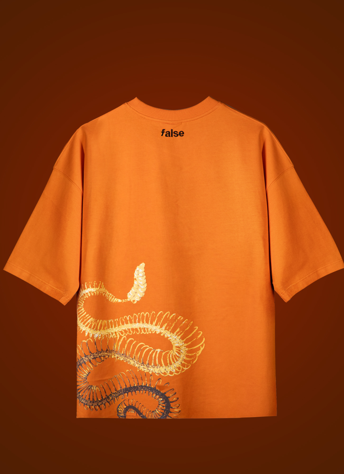 Reincarnation orange t shirt