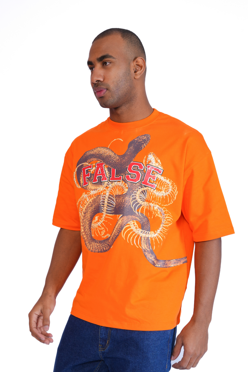 Reincarnation orange t shirt