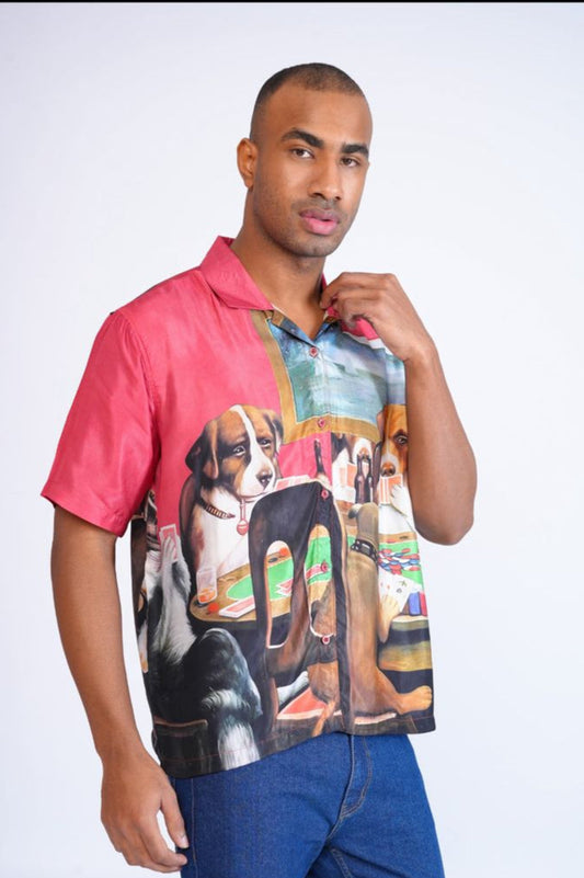 Poker red shirt