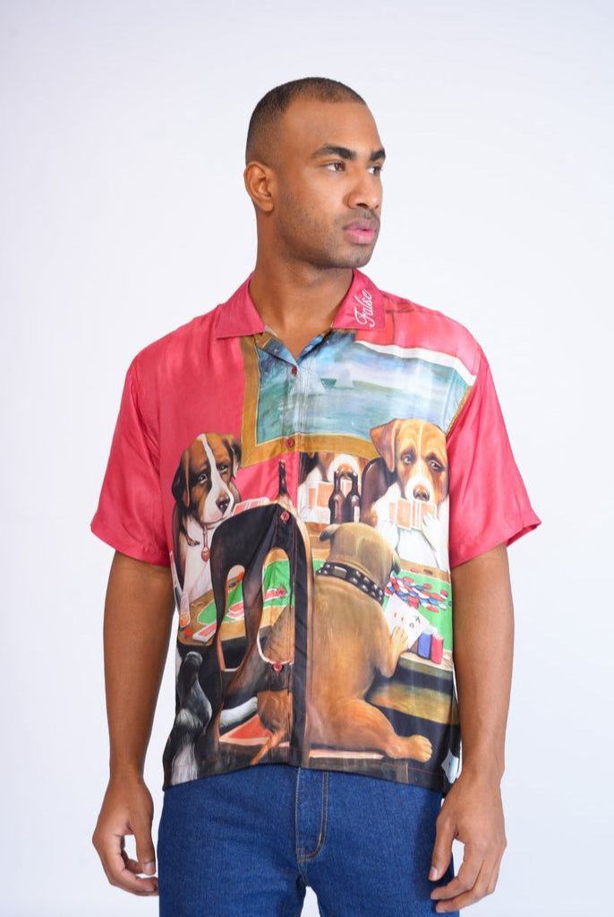 Poker red shirt